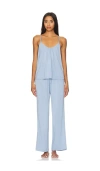 Eberjey Gisele The Tencel Modal Cami And Pants Pj Set Wedgewood Blue In Wedgewood Blue