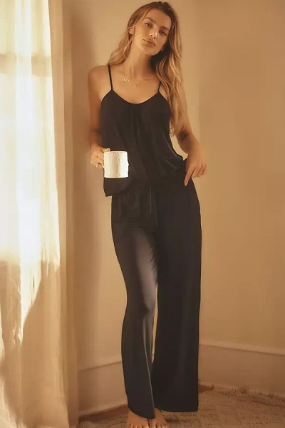 Eberjey Gisele Cami & Pants Pajama Set In Black