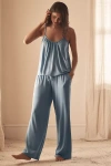Eberjey Gisele Cami & Pants Pajama Set In Blue