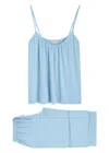 Eberjey Gisele The Tencel Modal Cami And Pants Pj Set Wedgewood Blue In Blue
