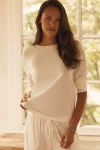 Eberjey Gisele Everyday Long-sleeve Tee In Neutral