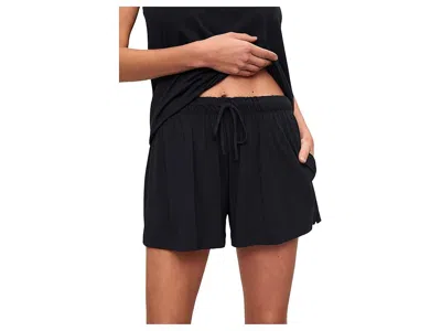 Eberjey Gisele Everyday Relaxed Shorts In Black