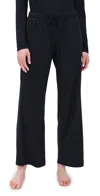 Eberjey Gisele Everyday Straight Leg Pants Black In Black