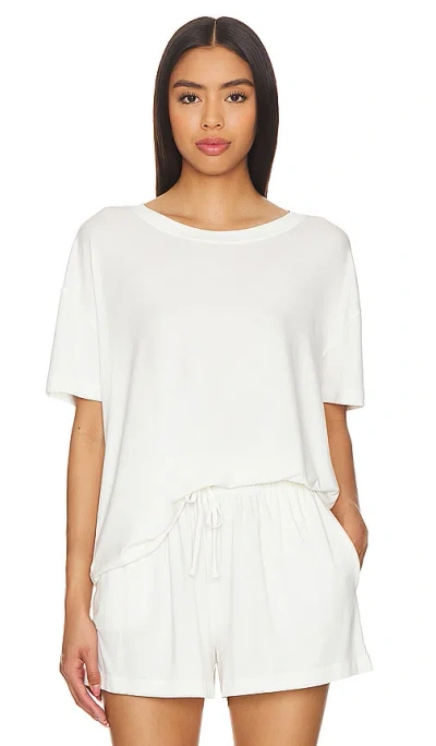 Eberjey Gisele Everyday T Shirt In Ivory