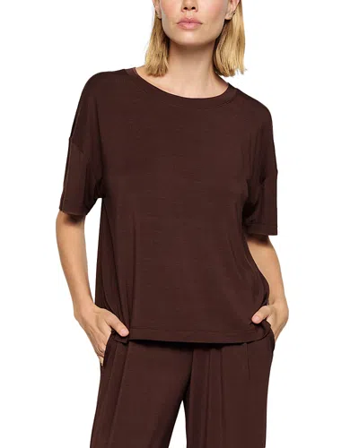 Eberjey Gisele Everyday T-shirt In Brown