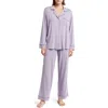 Eberjey Gisele Jersey Knit Pajamas In Delphinium/nightshadow Blue