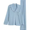 Eberjey Gisele Jersey Knit Pajamas In Blue