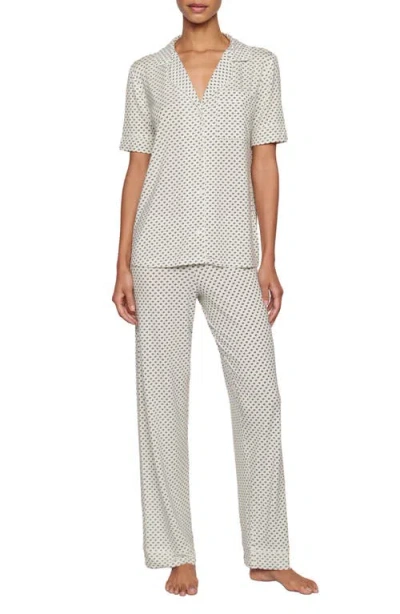 Eberjey Gisele Jersey Pajamas In Gray