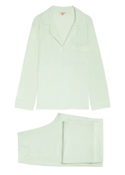 Eberjey Gisele Jersey Pyjama Set In Green