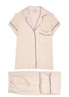 Eberjey Gisele Jersey Pyjama Set In Light Pink