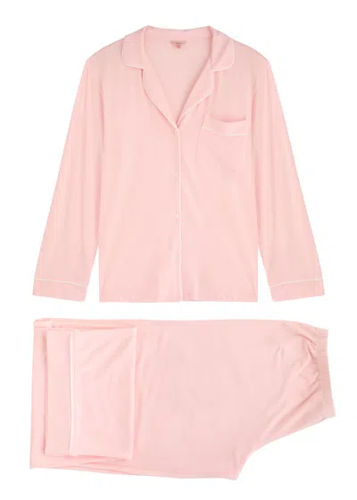 Eberjey Gisele Jersey Pyjama Set In Pink