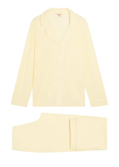 Eberjey Gisele Jersey Pyjama Set In Yellow