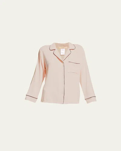 Eberjey Gisele Long Pajama Set In Neutral