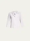 Eberjey Gisele Long Piped Pyjama Set In Sorbet/blk