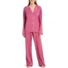 Eberjey Gisele Long Pajamas In Pink