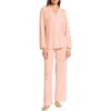 Eberjey Gisele Long Pajamas In Pink