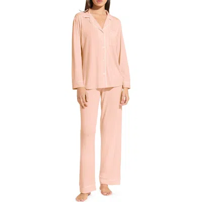 Eberjey Gisele Long Pajamas In Pink