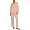 Eberjey Gisele Long Pajamas In Pink