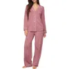 Eberjey Gisele Long Pajamas In Red