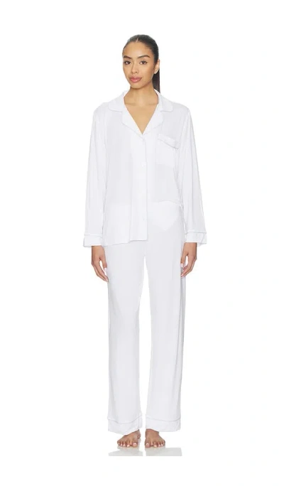 Eberjey Gisele Long Pj Set In White