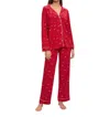 Eberjey Gisele Printed Long Pajama Set In Multi