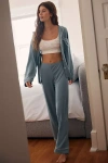 Eberjey Gisele Long-sleeve Pajama Set In Blue
