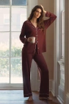 Eberjey Gisele Long-sleeve Pajama Set In Gray