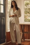 Eberjey Gisele Long-sleeve Pajama Set In Neutral