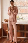 Eberjey Gisele Long-sleeve Pajama Set In Pink