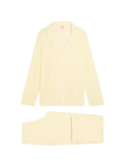 Eberjey Gisele Long-sleeve Pajamas Set In Neutral