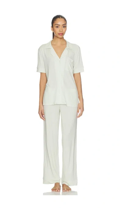Eberjey Gisele Pajama Set In White