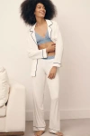 Eberjey Gisele Long-sleeve Short Pajama Set In White