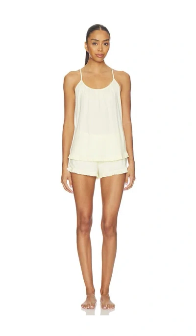 Eberjey Gisele Pajama Set In White