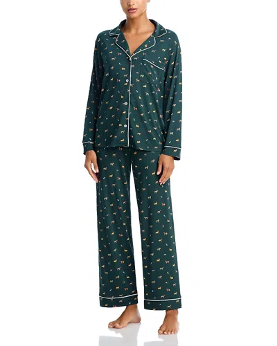 Eberjey Gisele Printed Long Pajama Set