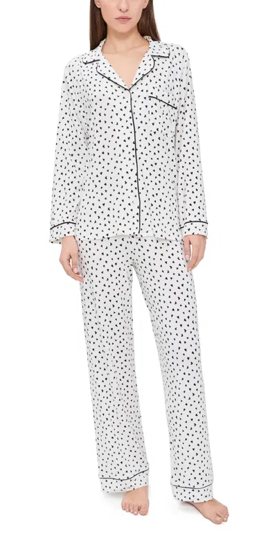Eberjey Gisele Printed Long Pj Set In Multi