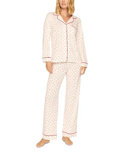 Eberjey Gisele Printed Long Pajama Set In Multi