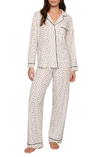 Eberjey Gisele Printed Long Pajamas In Multi