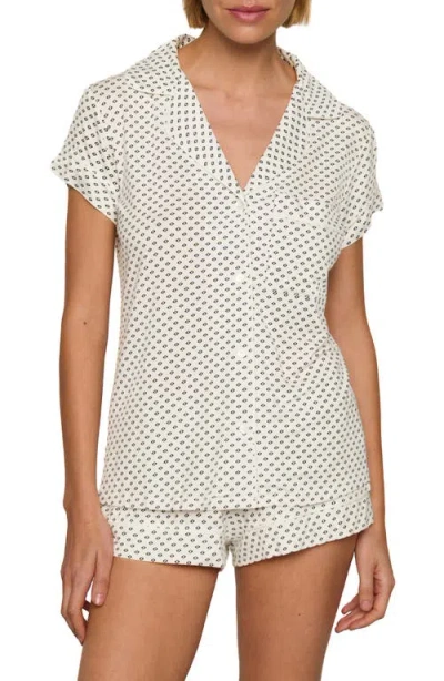 Eberjey Gisele Printed Short Pajamas In Neutral