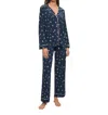 Eberjey Gisele Printed Long Pajama Set In Multi
