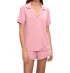 Eberjey Gisele Relaxed Pj Set In Rose Quartz In Rose Quartz/petal