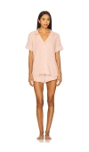 Eberjey Gisele Relaxed Short Pj Set In Multi