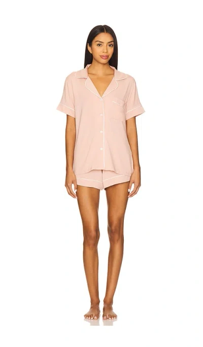 Eberjey Gisele Relaxed Short Pj Set In Multi