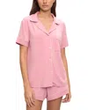 Eberjey Gisele Relaxed Pj Set In Rose Quartz In Rose Quartz/petal Pink