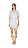 Eberjey Gisele Rib Relaxed Short Pj Set