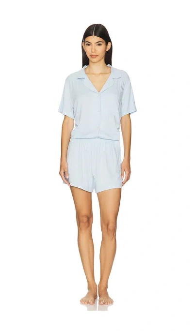 Eberjey Gisele Rib Relaxed Short Pj Set