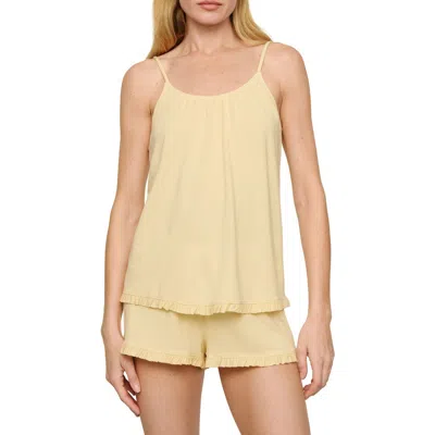Eberjey Gisele Ruffle Trim Short Pajamas