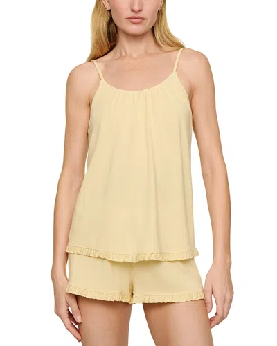 Eberjey Gisele Ruffled Trim Short Pajama Set