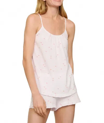 EBERJEY GISELE SHORT AND CAMI SET IN SUMMER DAISY WHITE