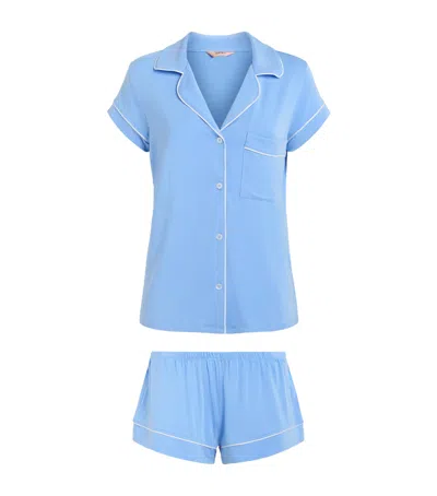 Eberjey Gisele Short Pyjama Set In Blue