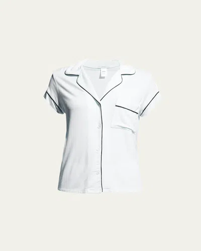 Eberjey Gisele Shortie Pajama Set In White